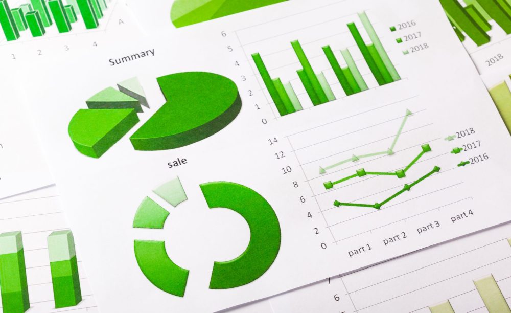 Business Charts Green